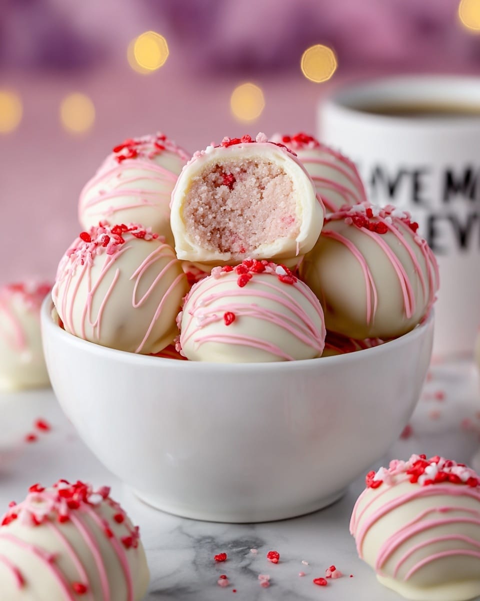 Strawberry Shortcake Truffles Recipe