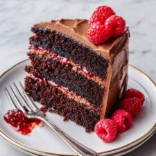 Chocolate Raspberry Layer Cake Recipe
