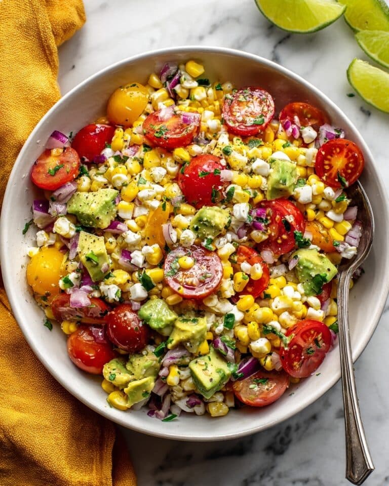 Summer Corn Salad with Avocado Recipe