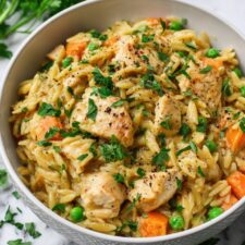 Cozy Up with Creamy Chicken Orzo in Just 20 Minutes Recipe