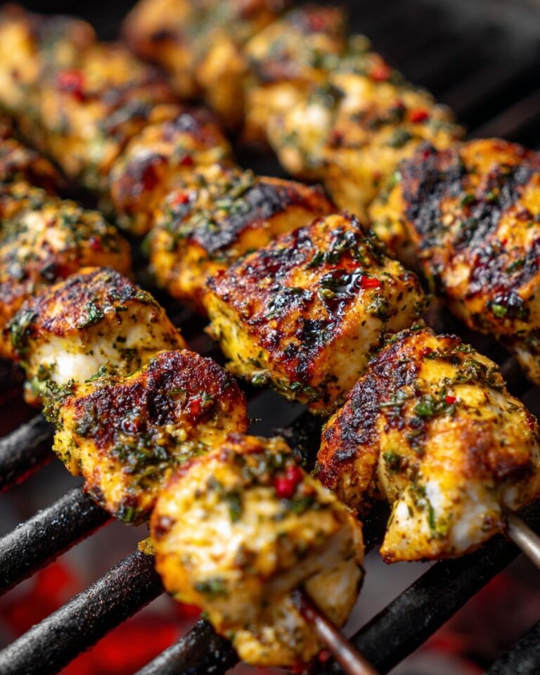 Grilled Chicken Kabobs with Bell Peppers and Cherry Tomatoes Recipe