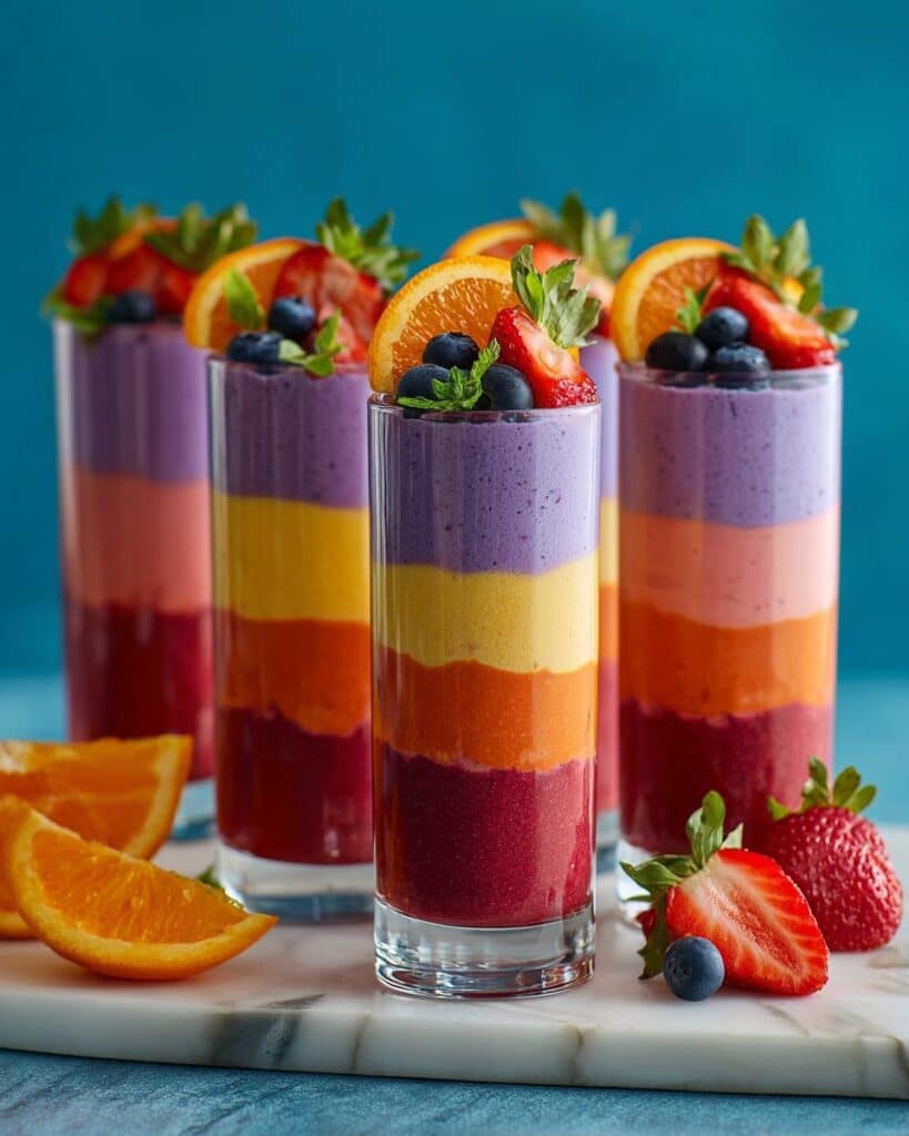 Rainbow Smoothies Recipe