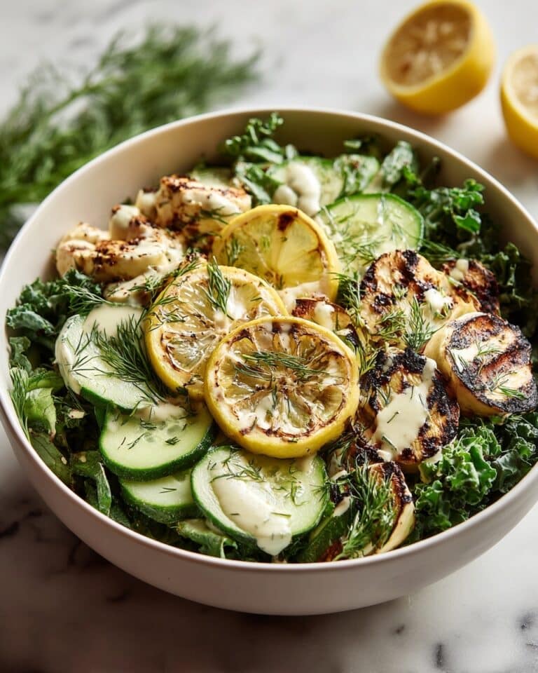 Zesty Montreal Spring Fiddlehead Salad with Kefir Dressing Recipe