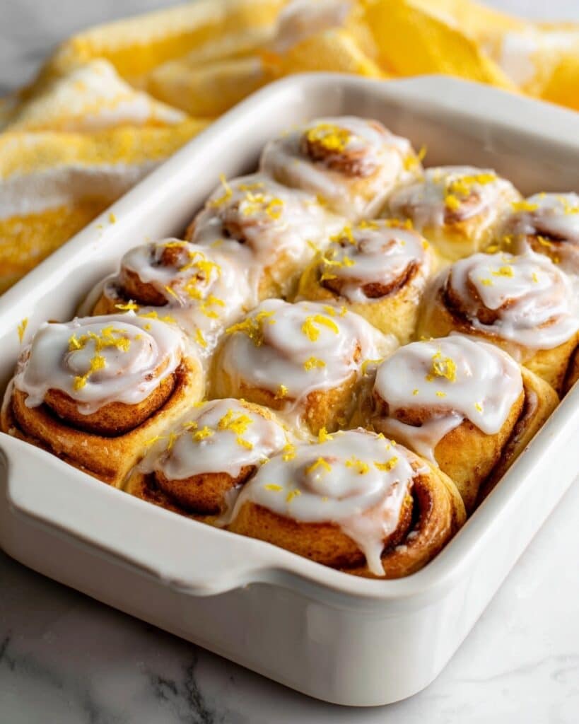Lemon Rolls with Lemon Glaze Recipe