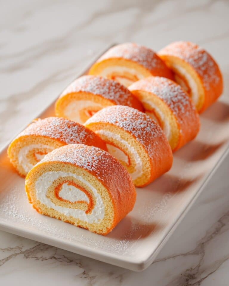 Creamsicle Vodka Jello Rollups Recipe