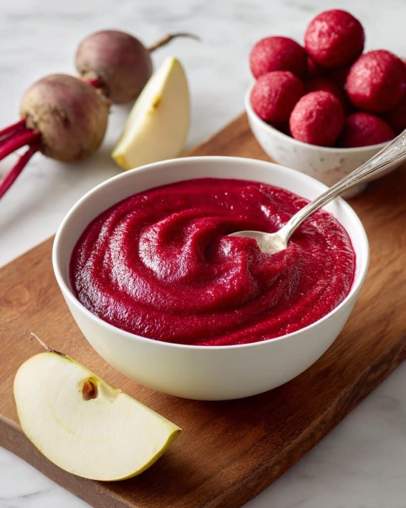 Strawberry Beet Instant Pot Applesauce Recipe