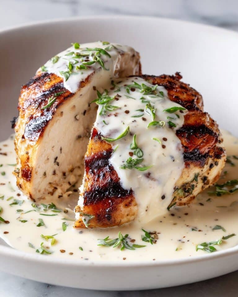 Turkish Chicken with White Sauce Recipe