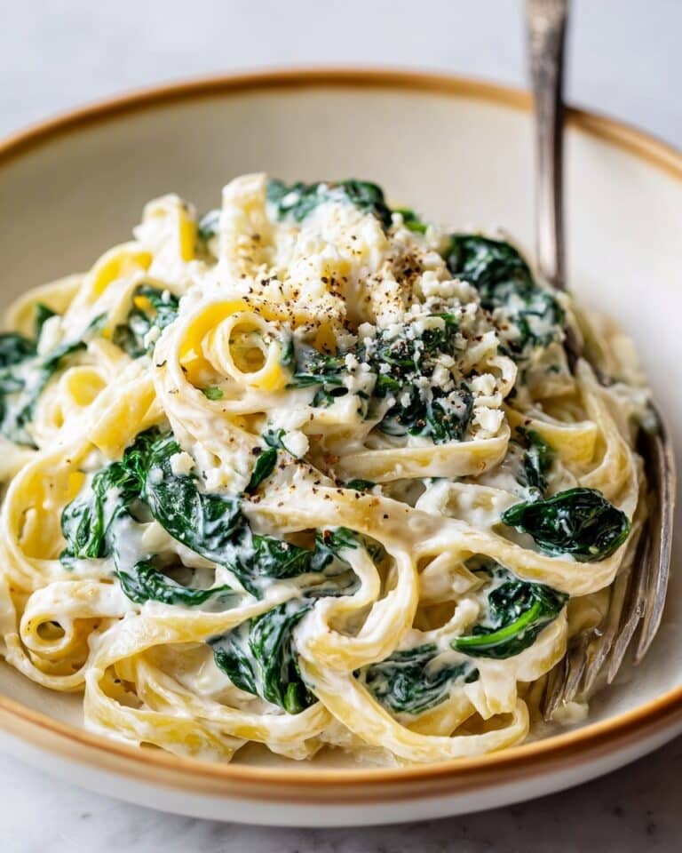 Creamy Spinach Pasta Light Recipe