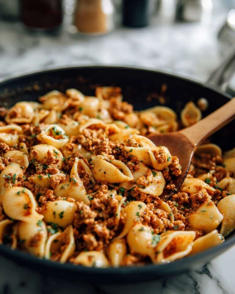 Creamy Beef and Shells Recipe Easy Comfort Dinner for Busy Weeknights Recipe