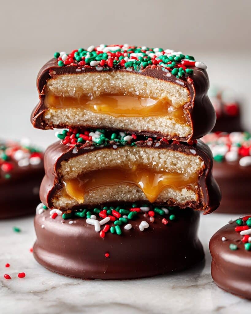 Chocolate Peanut Butter Stacks Recipe