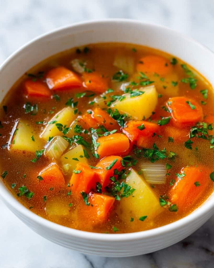 Hearty Vegetable Soup with Fresh Herbs and Optional Add-ins Recipe