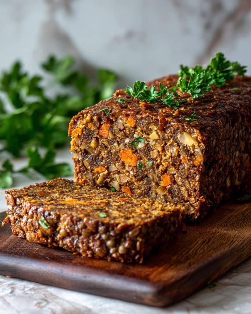 Delicious Amazing Lentil Meatloaf for Cozy Dinners at Home Recipe