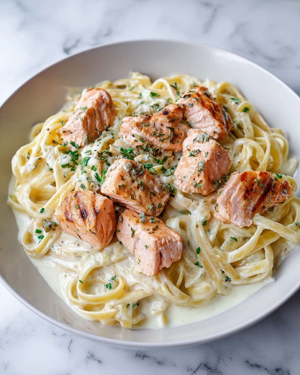 Lemon Dill Salmon Pasta: A Creamy Fish Meal Recipe