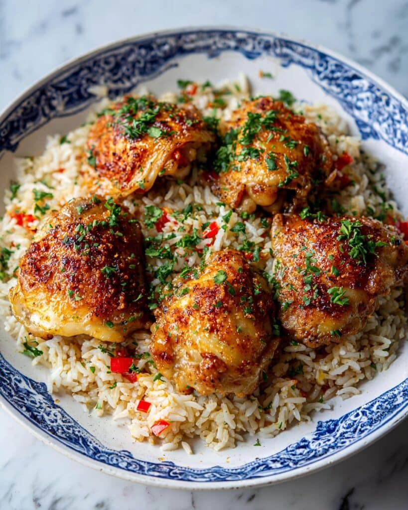 Healthy Portuguese Chicken and Rice Recipe
