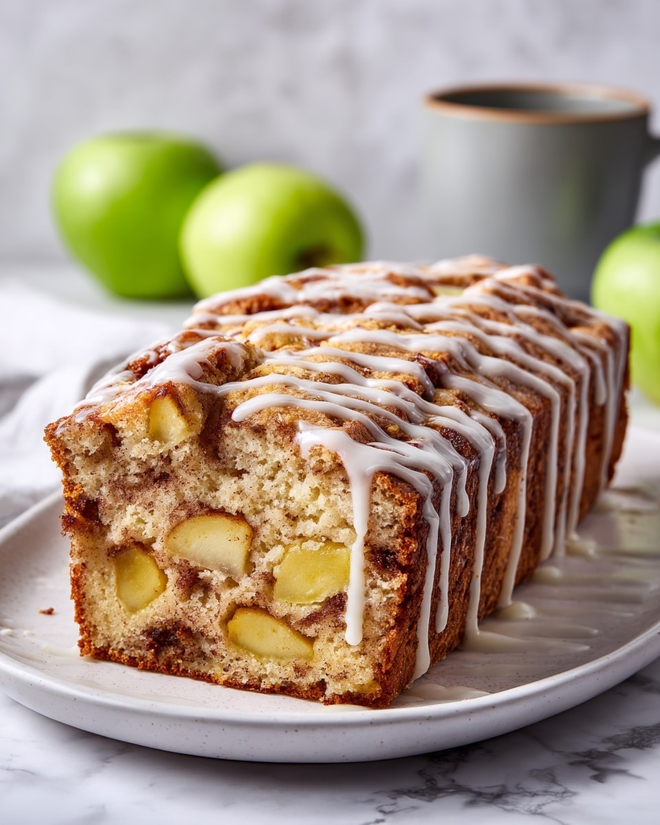 Easy Amish Apple Fritter Bread – Cinnamon Apple Swirl Sweet Bread Recipe