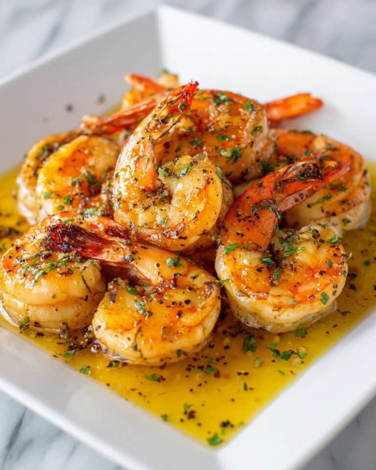 Mediterranean Shrimp Skillet with Lemon Garlic Sauce Recipe