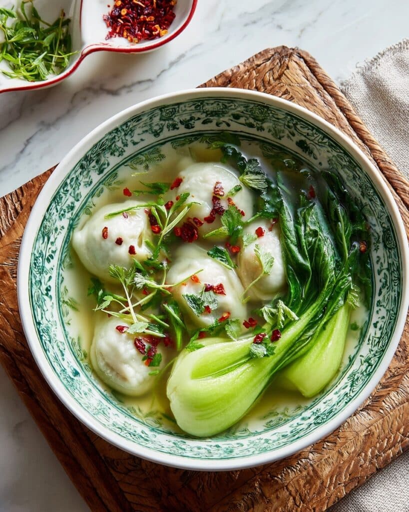 Easy Thai Wonton Soup Recipe