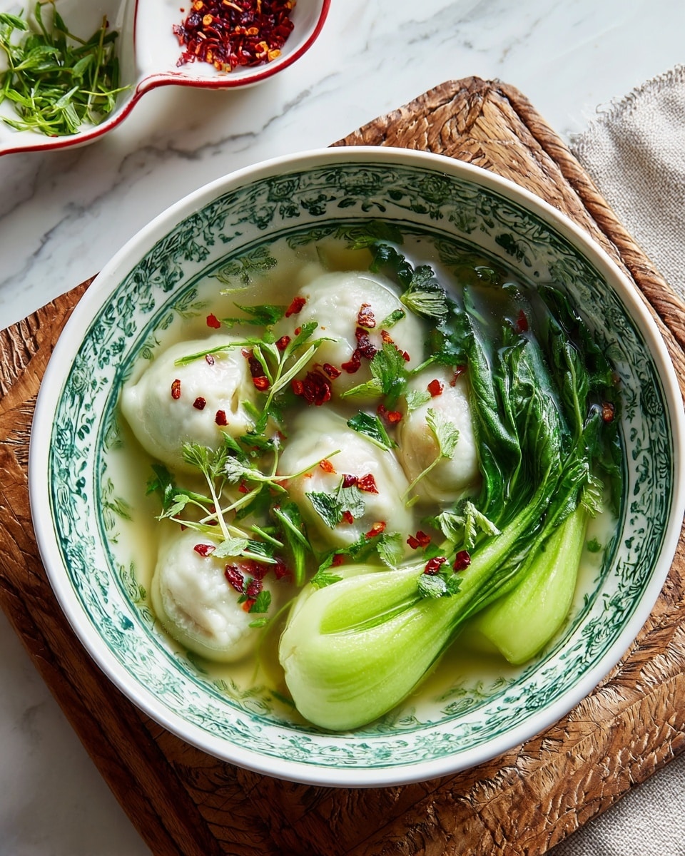 Easy Thai Wonton Soup Recipe