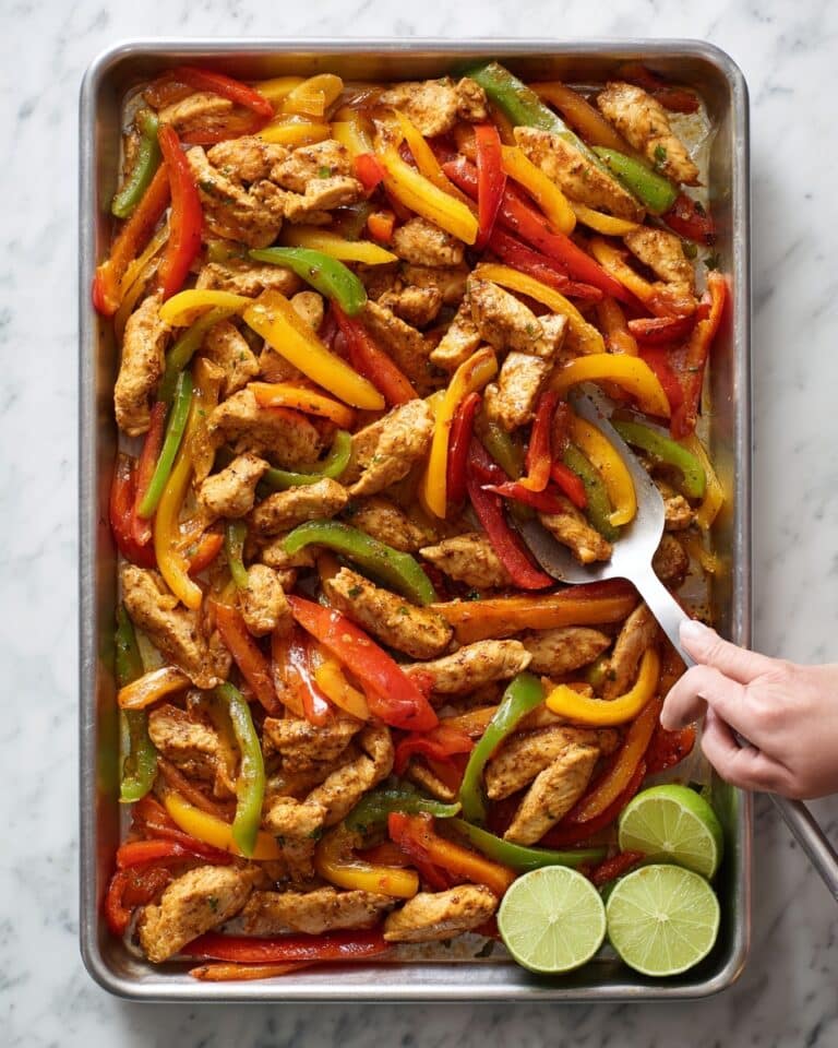 Sheet Pan Chicken Fajitas Recipe