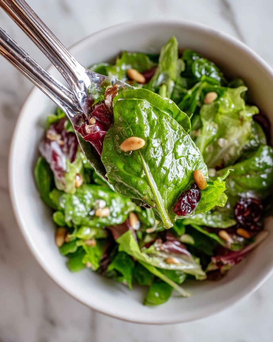Spring Greens Salad with Champagne Dressing Recipe