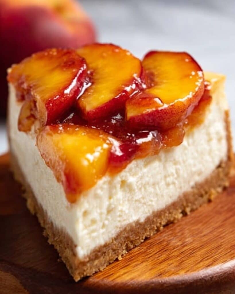 Peach Cobbler Cheesecake Recipe