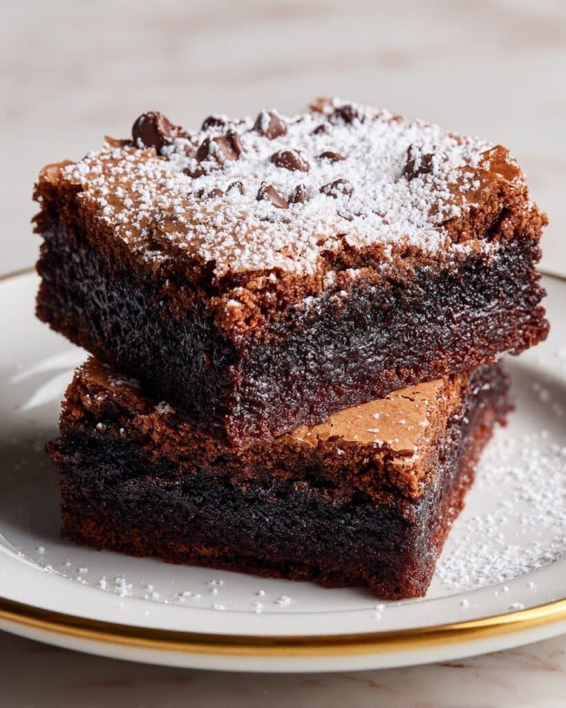 Decadent Fudgy Chocolate Brownie Recipe