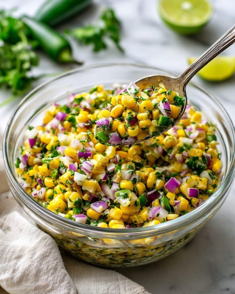 Quick Mexican Corn Salsa Recipe