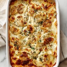 Savory Cottage Cheese & Onion Bake Recipe