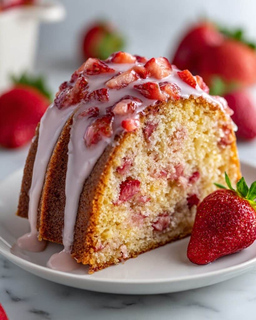 Irresistibly Soft Strawberry Sour Cream Bread for Easy Baking Recipe