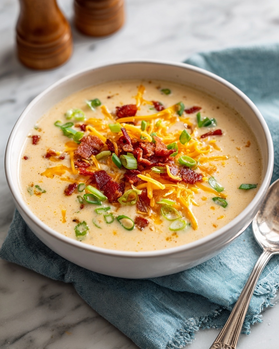 A white bowl is filled with thick, creamy yellow corn soup with a slightly chunky texture. On top, there is a small pile of bright yellow corn kernels mixed with some white cheese crumbles and green cilantro leaves, sprinkled with black pepper. The bowl sits on a white plate with beige tortilla chips arranged around it. The background shows a white marbled surface with scattered black pepper and bits of cilantro. A wooden spoon is placed next to the bowl. photo taken with an iphone --ar 4:5 --v 7