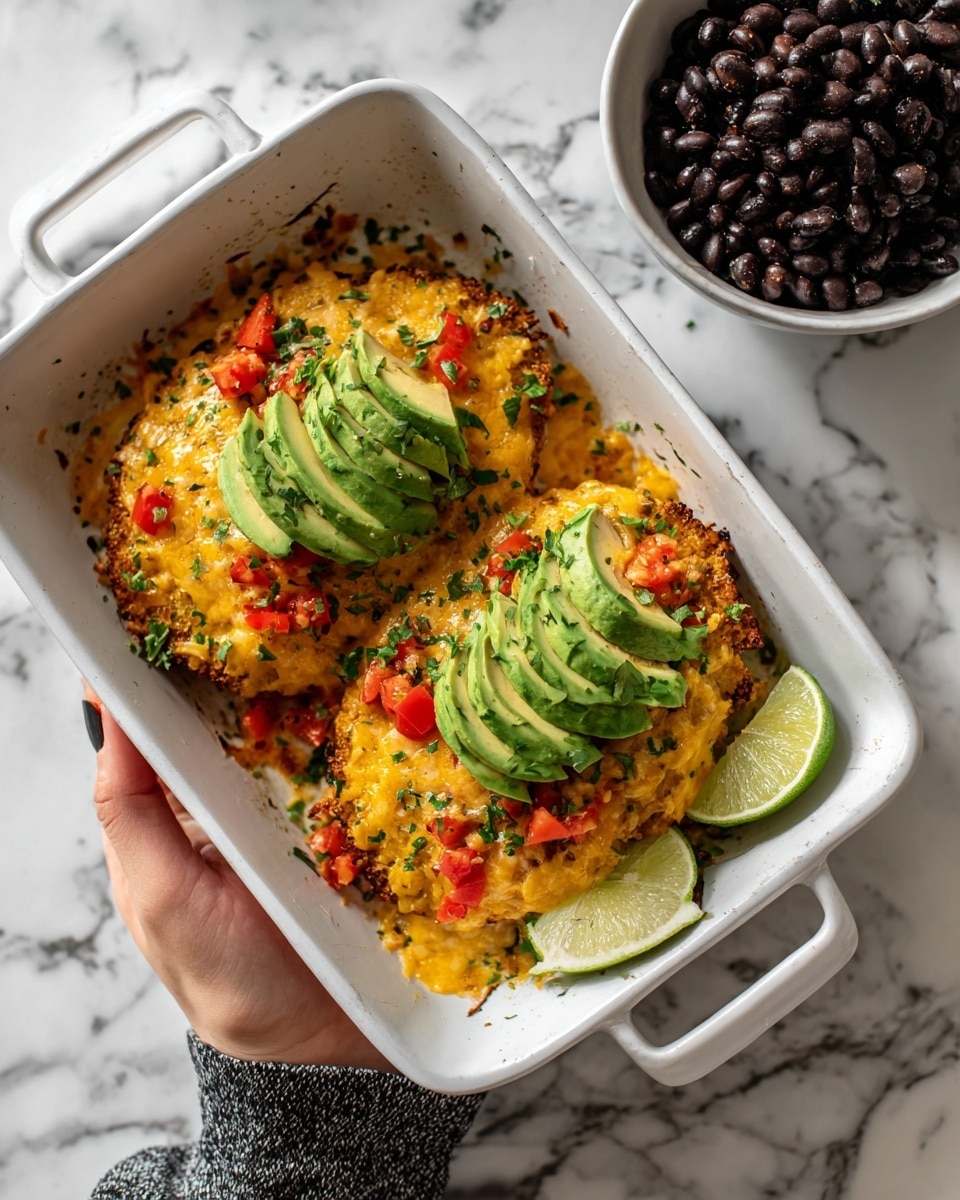 Crispy Baked Salsa Chicken with Avocado Recipe