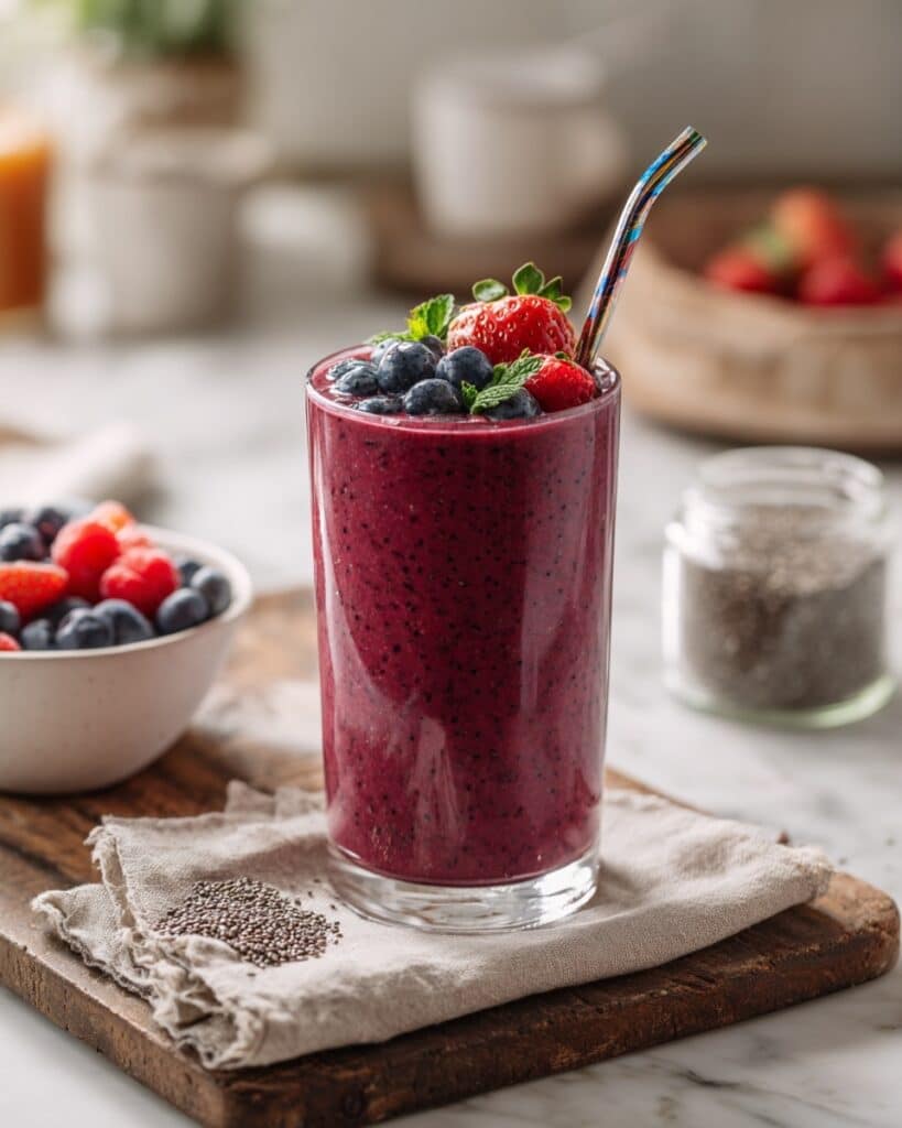 Berry Chia Smoothie Recipe