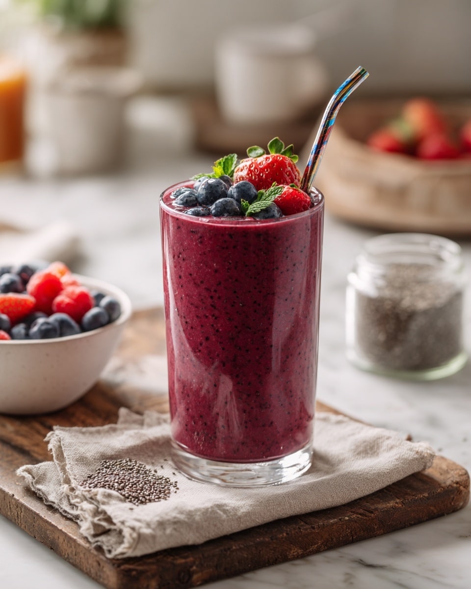 Berry Chia Smoothie Recipe