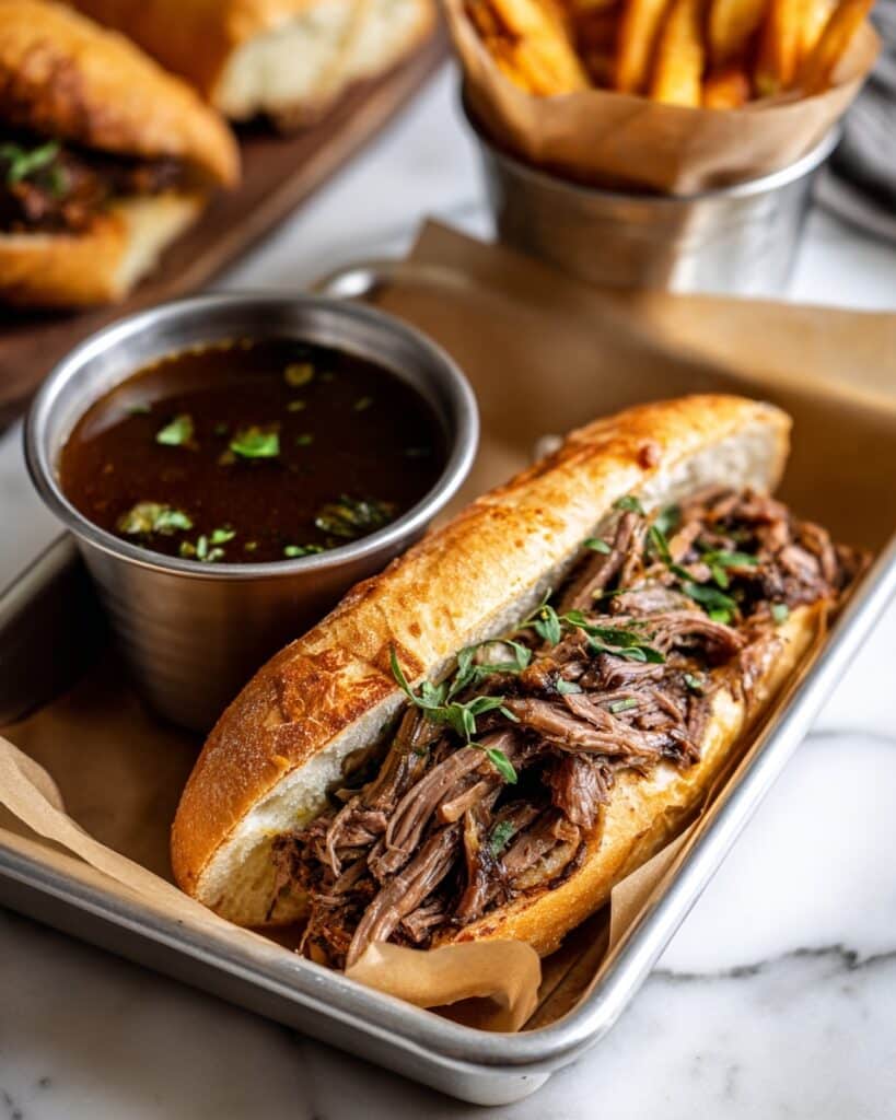French Dip Sandwiches with Au Jus Recipe