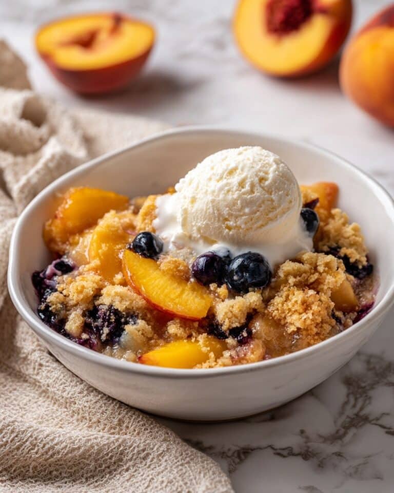Blueberry Peach Cobbler Recipe