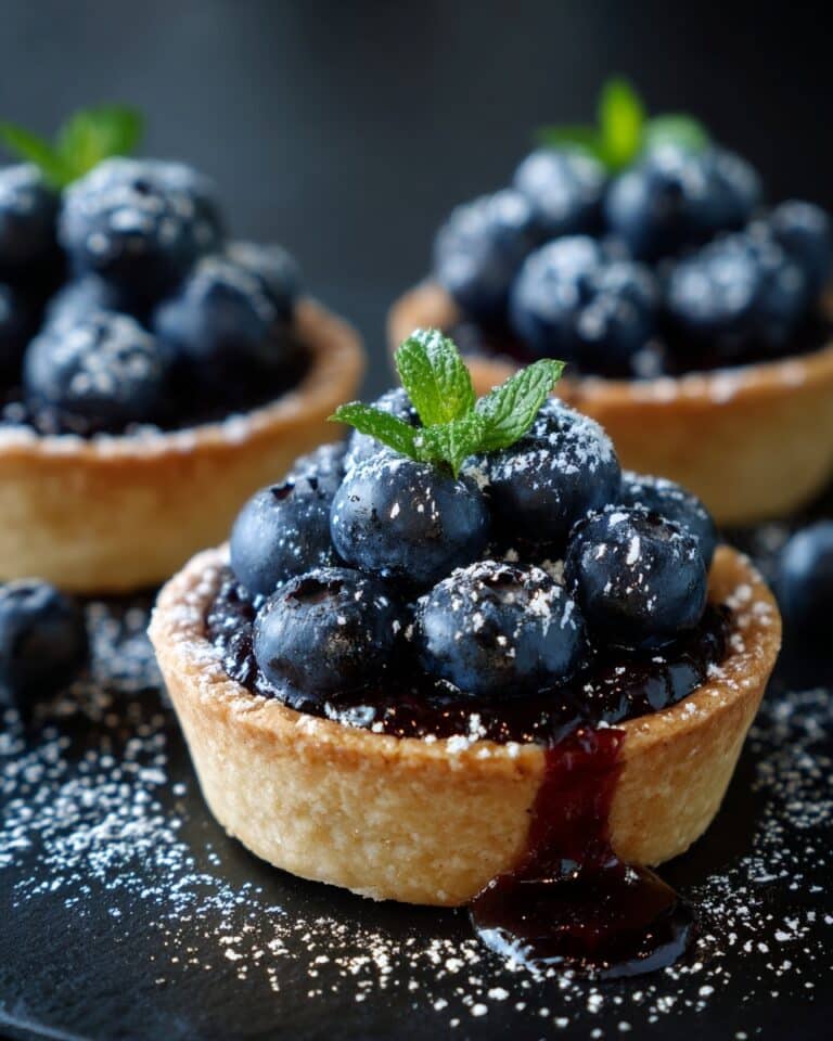 Blueberry Tart Slice Recipe