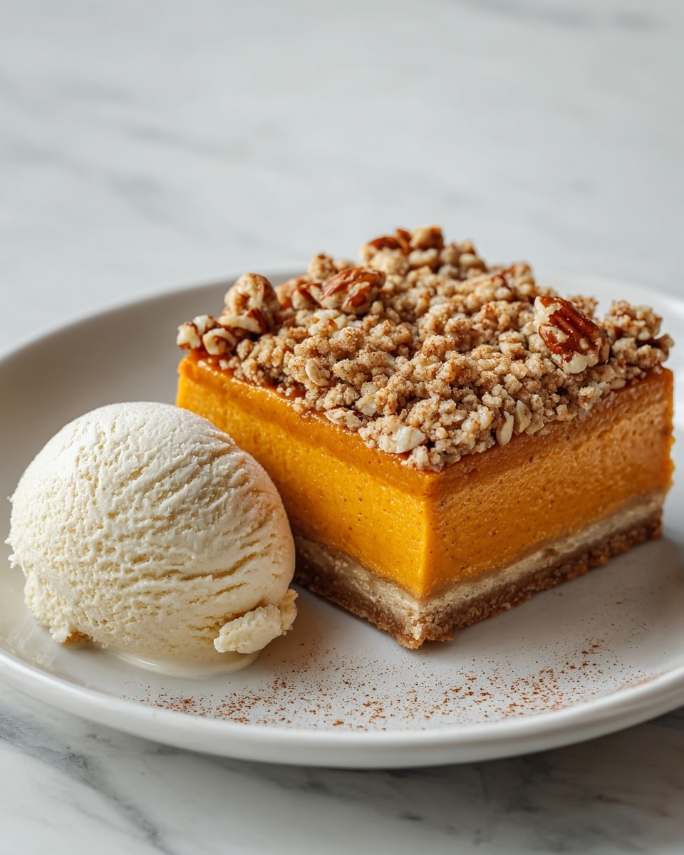 Pumpkin Pie Crisp with Cinnamon Streusel Recipe