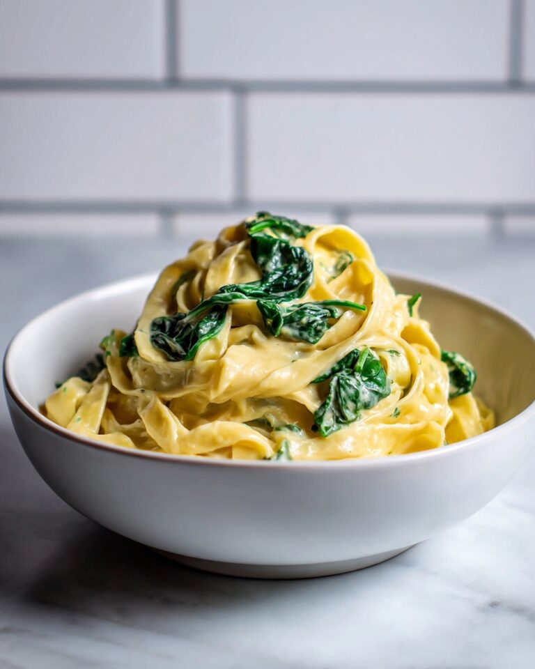 Creamy Boursin Pasta with Spinach Recipe