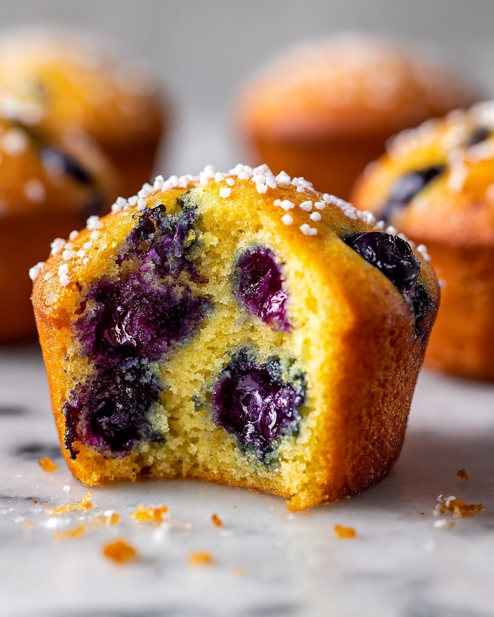High-Protein Blueberry Cottage Cheese Muffins Recipe