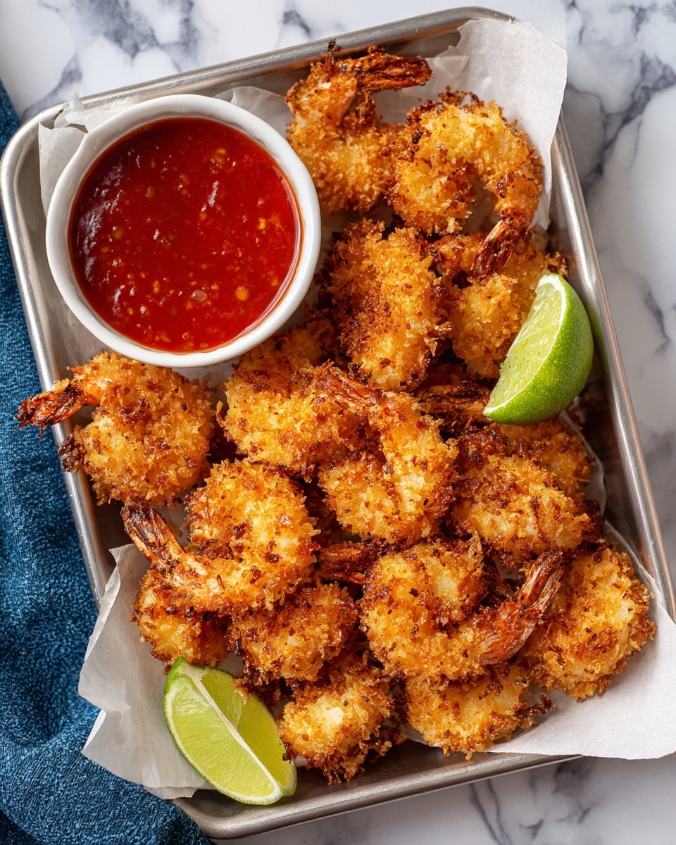 Air Fryer Coconut Shrimp with Sweet Chili Lime Sauce Recipe