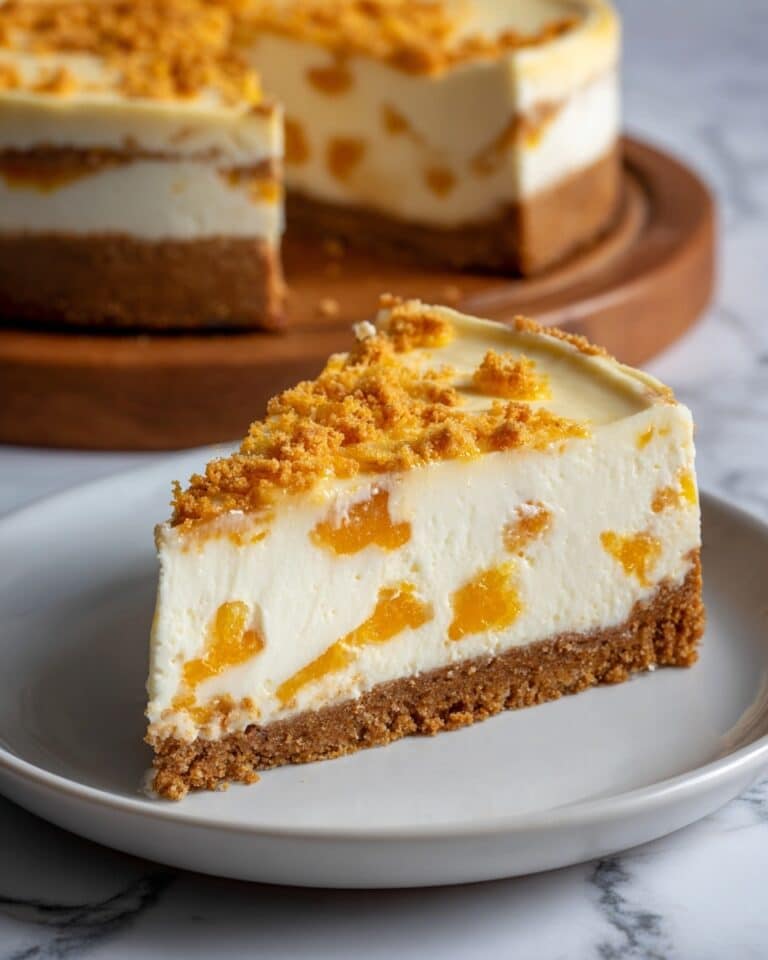 German Cheesecake with Mandarin Oranges Recipe