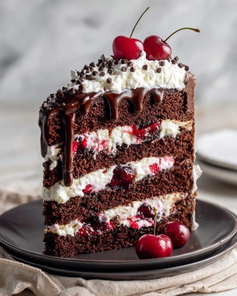 Mile-High Black Forest Cake Recipe