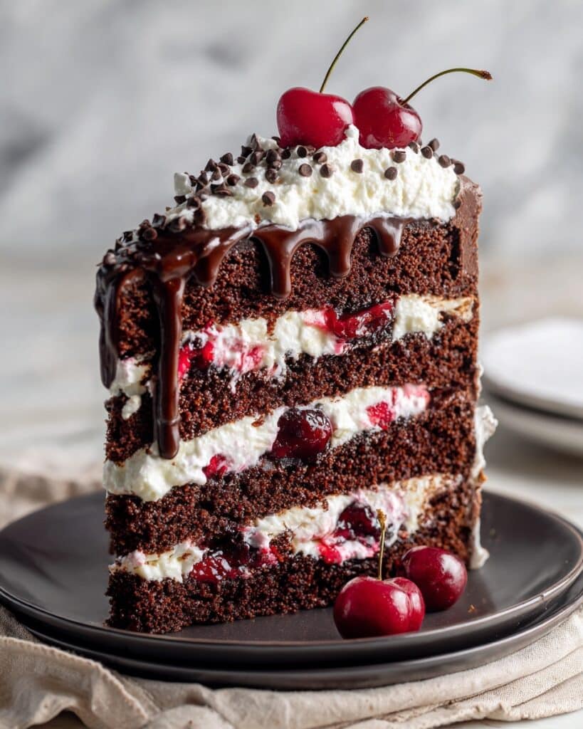 Mile-High Black Forest Cake Recipe