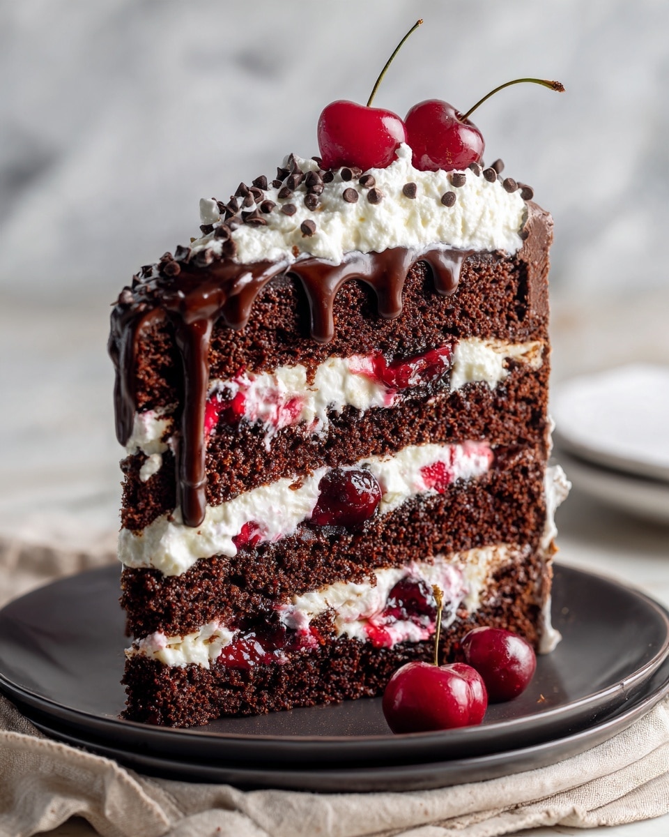 Mile-High Black Forest Cake Recipe