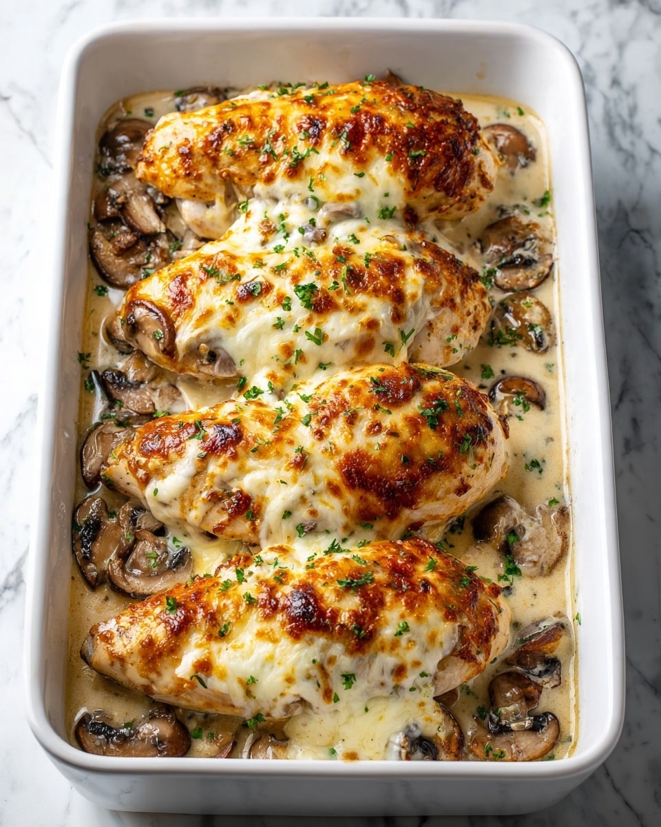 Creamy Smothered Baked Chicken Recipe