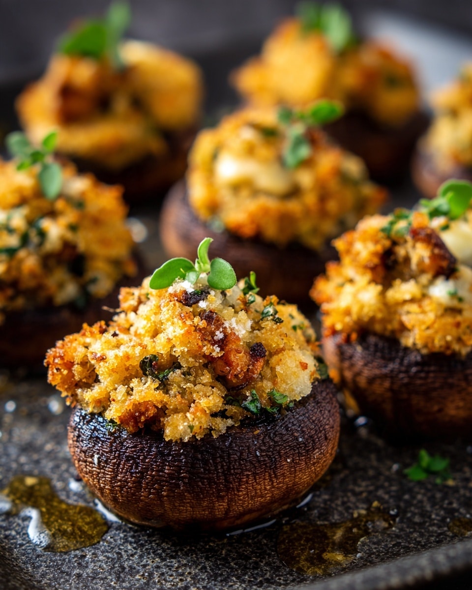 Italian Sausage Stuffed Mushrooms Recipe