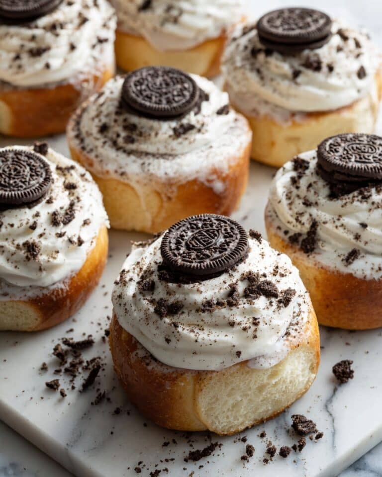 Cookies and Cream Cinnamon Rolls Recipe
