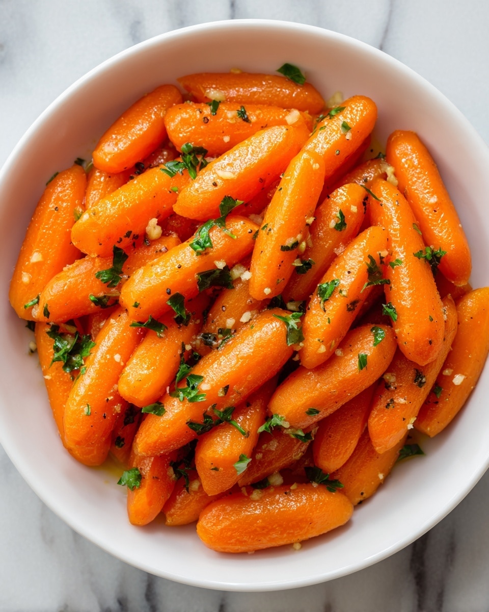Honey Garlic Butter Roasted Carrots Recipe
