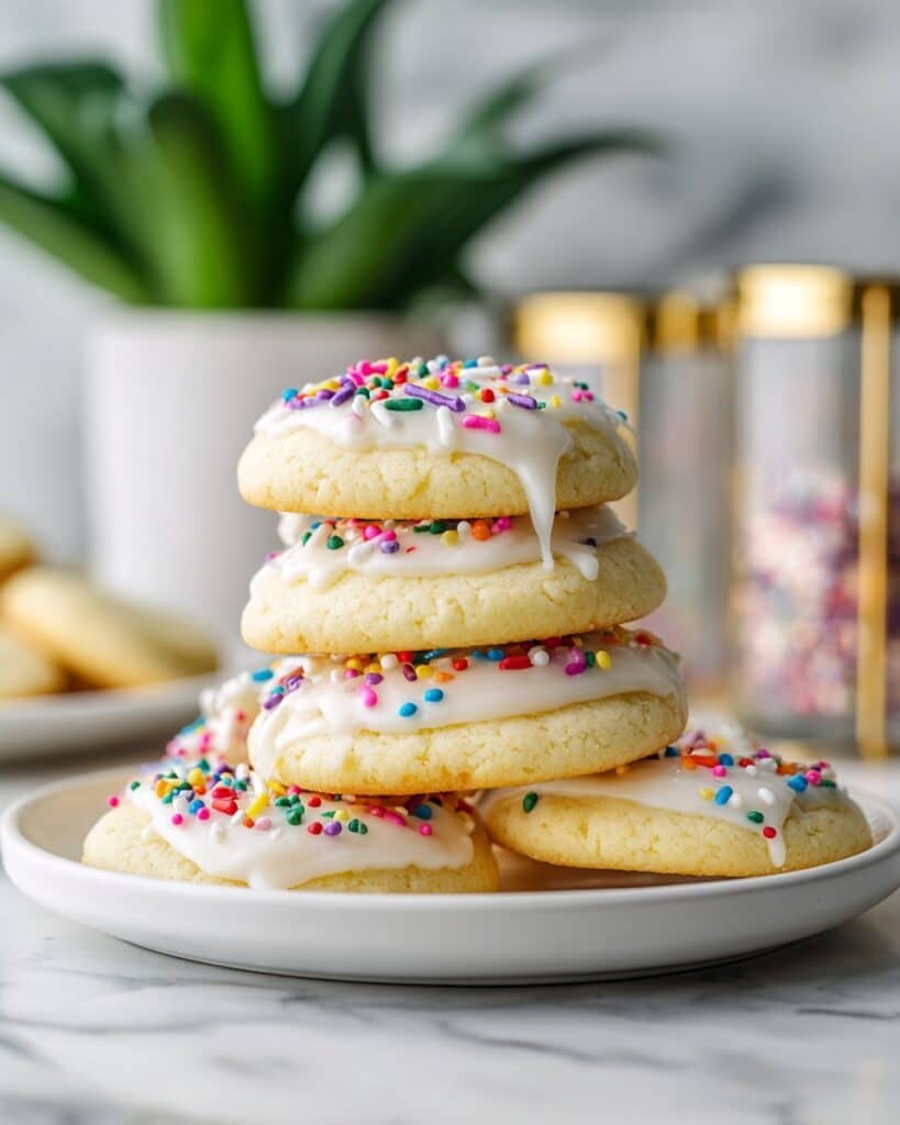 Soft Italian Ricotta Cookies with Glaze Recipe